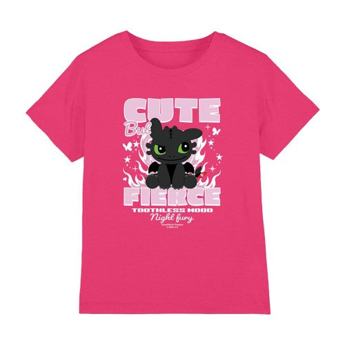 Front - How To Train Your Dragon Childrens/Kids Cute But Fierce Toothless T-Shirt