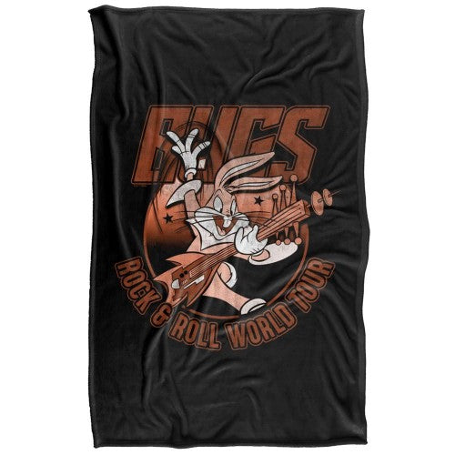 Front - Looney Tunes Bugs Bunny Rock And Roll Blanket