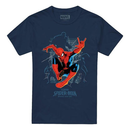 Front - Spider-Man: Brand New Day Unisex Adult Hero And Villains T-Shirt