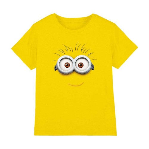 Front - Minions Childrens/Kids Phil Face T-Shirt