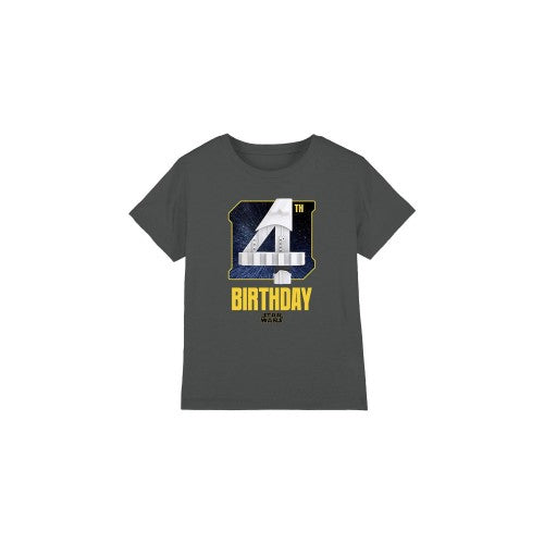 Front - Star Wars Childrens/Kids Stormtrooper Space 4th Birthday T-Shirt