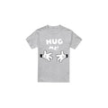 Front - Disney Mens Hug Me Mickey Mouse Valentine`s Day T-Shirt
