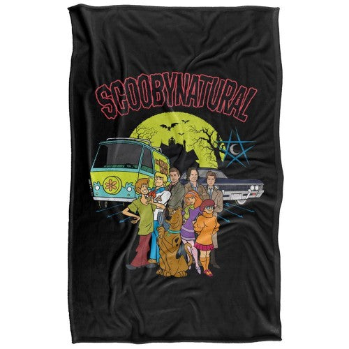 Front - Scooby Doo Scoobynatural Mystery Machine And Baby With Gang Blanket