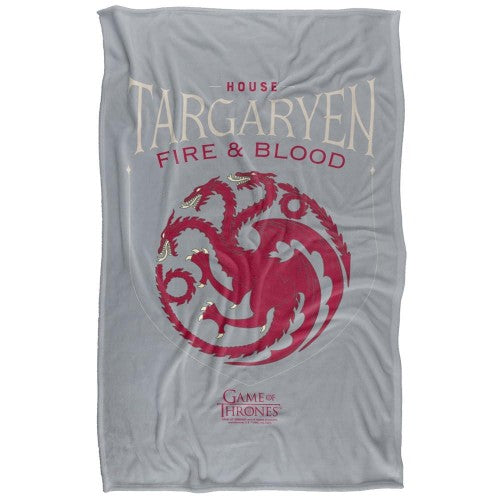 Front - Game Of Thrones House Targaryen Sigil Blanket