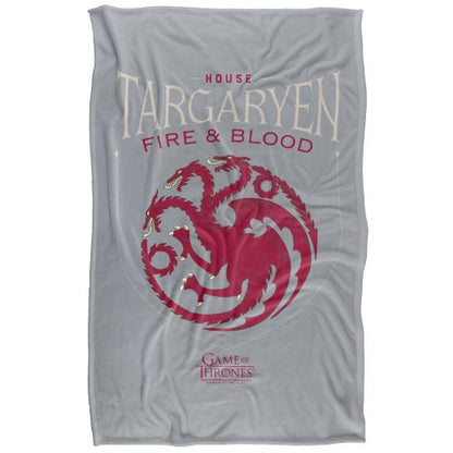 Front - Game Of Thrones House Targaryen Sigil Blanket