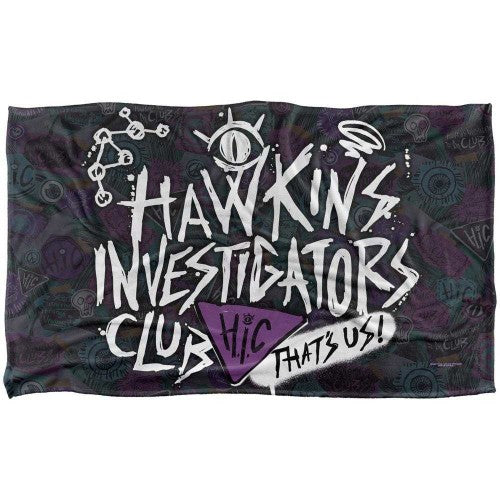 Front - Stranger Things: Tales from ´85 Hic Scribble Soft Touch Blanket