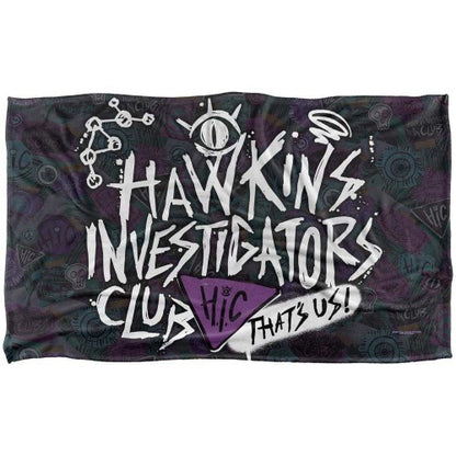 Front - Stranger Things: Tales from ´85 Hic Scribble Soft Touch Blanket