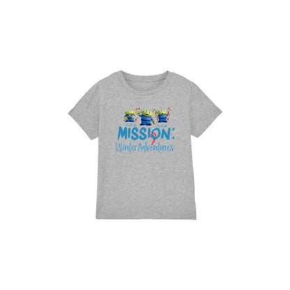 Front - Toy Story Childrens/Kids Mission Winter Adventure Aliens At Christmas T-Shirt