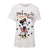 Front - Disney Womens/Ladies Minnie Mouse Scribble T-Shirt