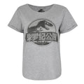 Front - Jurassic Park Womens/Ladies Chinese Logo T-Shirt