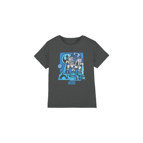 Front - Star Wars Childrens/Kids Papercut R2-D2 T-Shirt