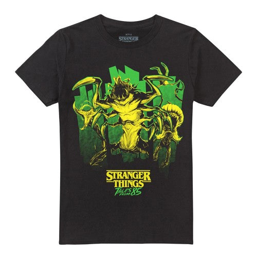 Front - Stranger Things: Tales from ´85 Unisex Adult Monster Plants T-Shirt