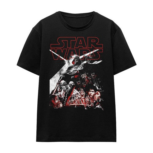 Front - Star Wars Womens/Ladies Empire Darth Vader T-Shirt