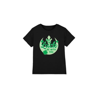 Front - Star Wars Childrens/Kids Luck Rebel Sign St Patricks Day T-Shirt