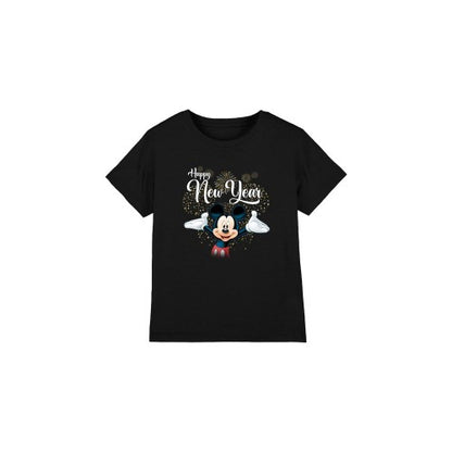 Front - Disney Childrens/Kids Mickey Mouse New Year T-Shirt