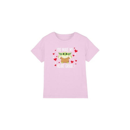 Front - Star Wars Childrens/Kids You Make My Heart Grogu T-Shirt