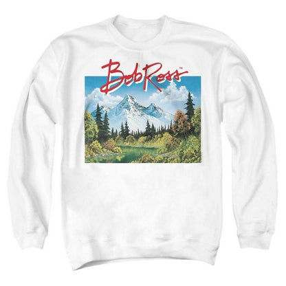 Front - Bob Ross Unisex Adult Valley Signature Sweatshirt