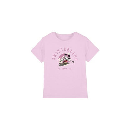 Front - Disney Childrens/Kids Switzerland Mickey Mouse T-Shirt