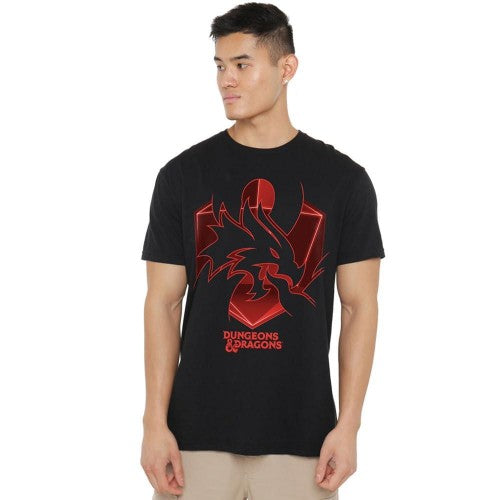 Front - Dungeons & Dragons Mens Ampersand Cutout T-Shirt