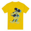 Front - Disney Mens Trippy Mickey Mouse T-Shirt
