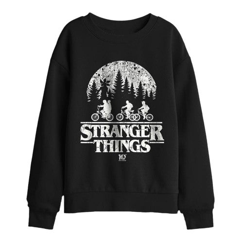 Front - Stranger Things Childrens/Kids Upside Down 10th Anniversary Sweatshirt