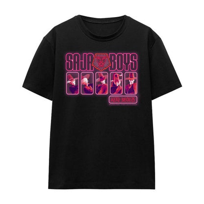 Front - K-Pop Demon Hunters Womens/Ladies Saja Boys Glowing Lights T-Shirt