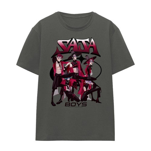 Front - K-Pop Demon Hunters Womens/Ladies Demon Group Saja Boys T-Shirt