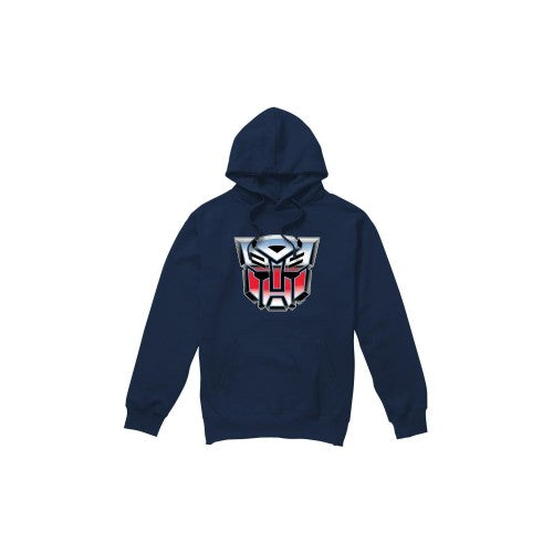 Front - Transformers Mens Autobot Airbrush Logo Hoodie