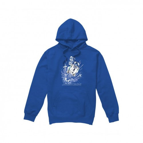 Front - Star Wars Mens Blast Off R2-D2 Hoodie