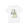 Front - The Princess and the Frog Childrens/Kids Does Not Kiss Frogs Tiana T-Shirt