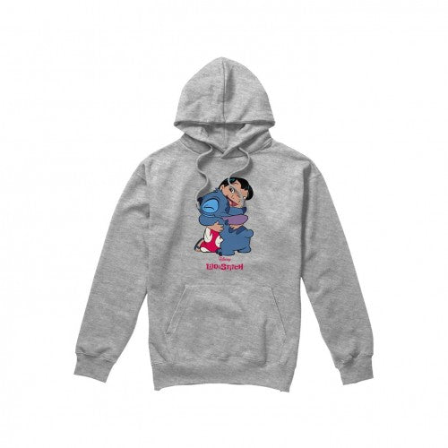 Front - Lilo & Stitch Mens 90s Hug Hoodie