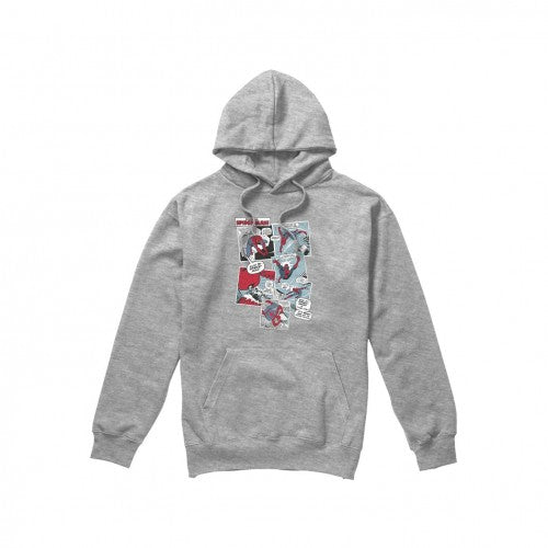 Front - Spider-Man Mens Panel Collage Hoodie