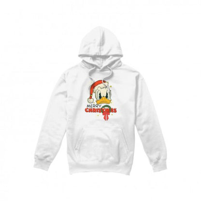 Front - Disney Mens Merry Christmas Donald Duck Hoodie