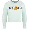 Front - Winnie the Pooh Womens/Ladies Crop Sweatshirt