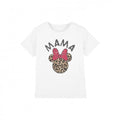 Front - Disney Childrens/Kids Mama Minnie Mouse Leopard Print Mothers Day T-Shirt