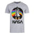 Front - NASA Mens Rainbow T-Shirt