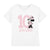 Front - Disney Childrens/Kids Minnie Mouse 10th Birthday T-Shirt