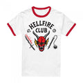 Front - Stranger Things Unisex Adult Hellfire Club T-Shirt