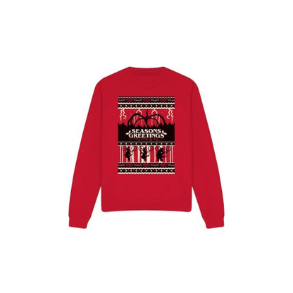 Front - Stranger Things Unisex Adult Fair Isle Sweatshirt