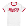 Front - Stranger Things Unisex Adult Ringer T-Shirt