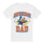 Front - Disney Mens Awesome Dad Donald Duck T-Shirt