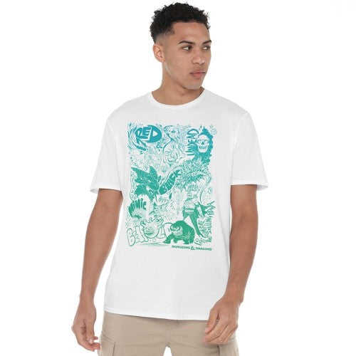 Front - Dungeons & Dragons Mens Sketchbook T-Shirt