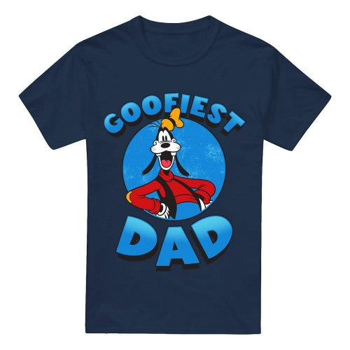 Front - Disney Mens Goofiest Dad Goofy T-Shirt