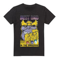 Front - Avengers Mens Best Dad Universe Thanos T-Shirt