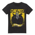 Front - One Piece Mens Sanji Etched T-Shirt
