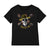Front - One Piece Childrens/Kids Straw Hat Jolly Roger T-Shirt