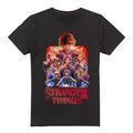Front - Stranger Things Mens Group Shot T-Shirt