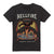Front - Stranger Things Mens Hawkins High Hellfire Vintage T-Shirt