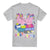 Front - Peppa Pig Mens Party Time Mummy Pig Daddy pig T-Shirt