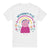 Front - Peppa Pig Mens Mummy Pig Floral Rainbow T-Shirt